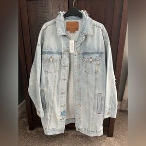 American Eagle distressed denim jacket - Brand new with tags